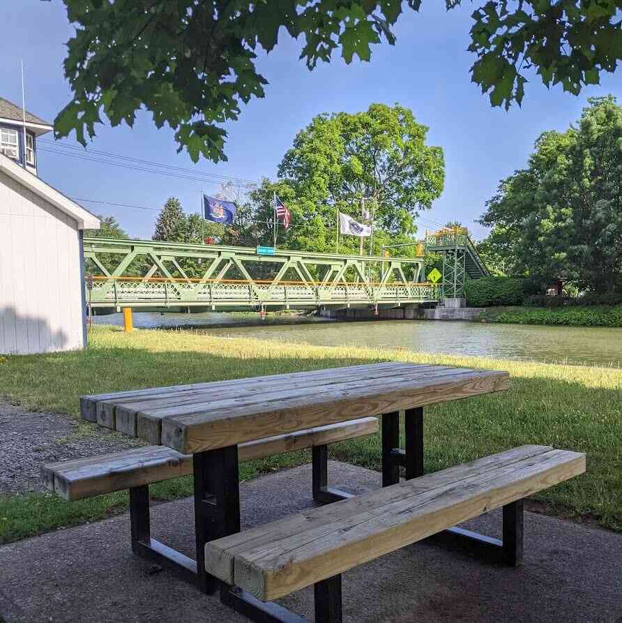 Adams Basin picnic table