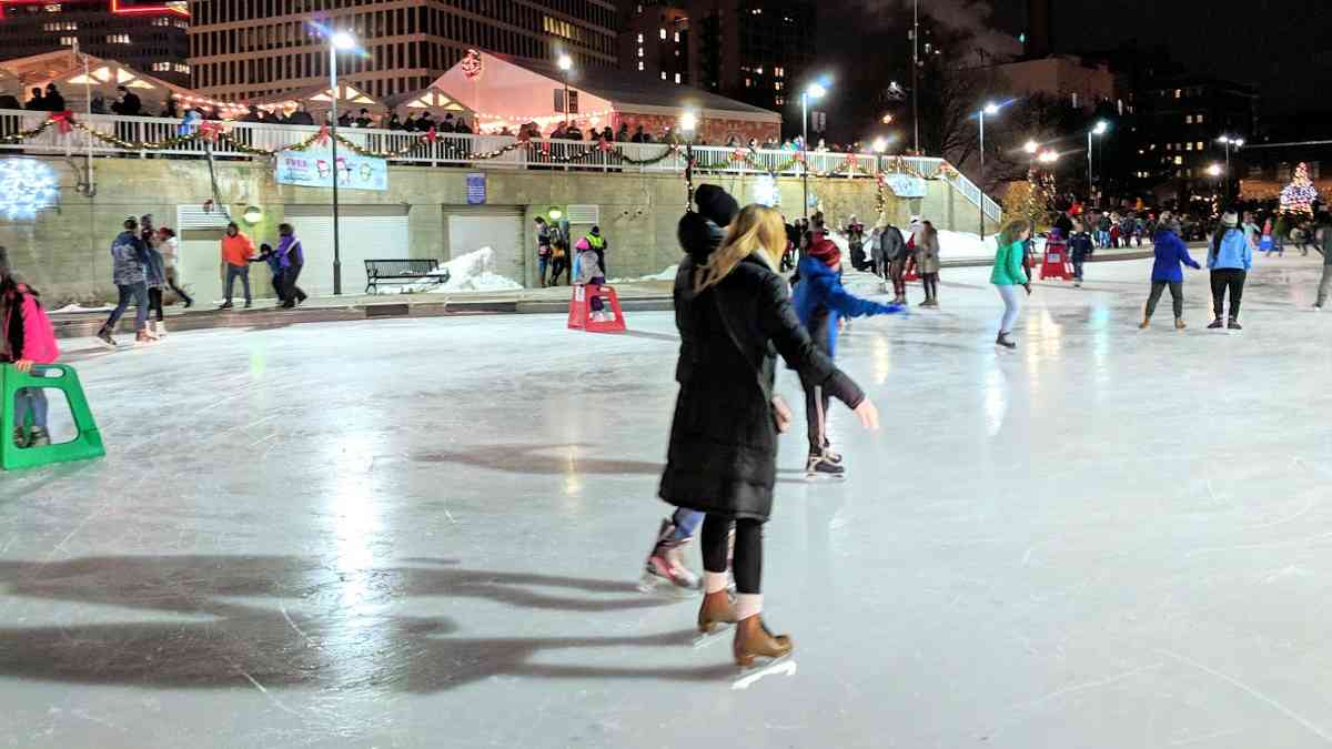 Martin Luther King Jr Memorial Park at Manhattan Square winter cover