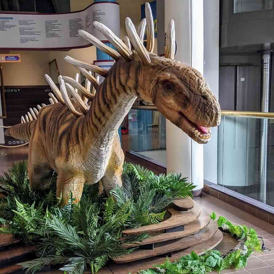 dinosaur at RMSC