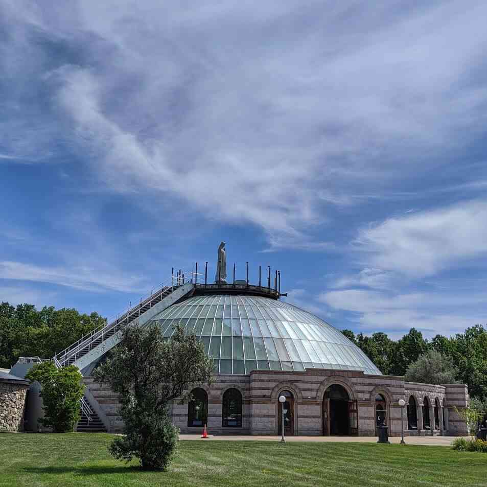 Basilica of the National Shrine of Our Lady of Fatima dome side
