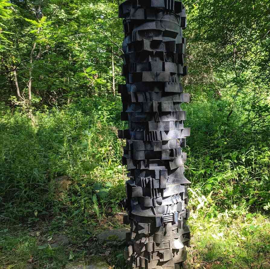Griffis Sculpture Park trail art