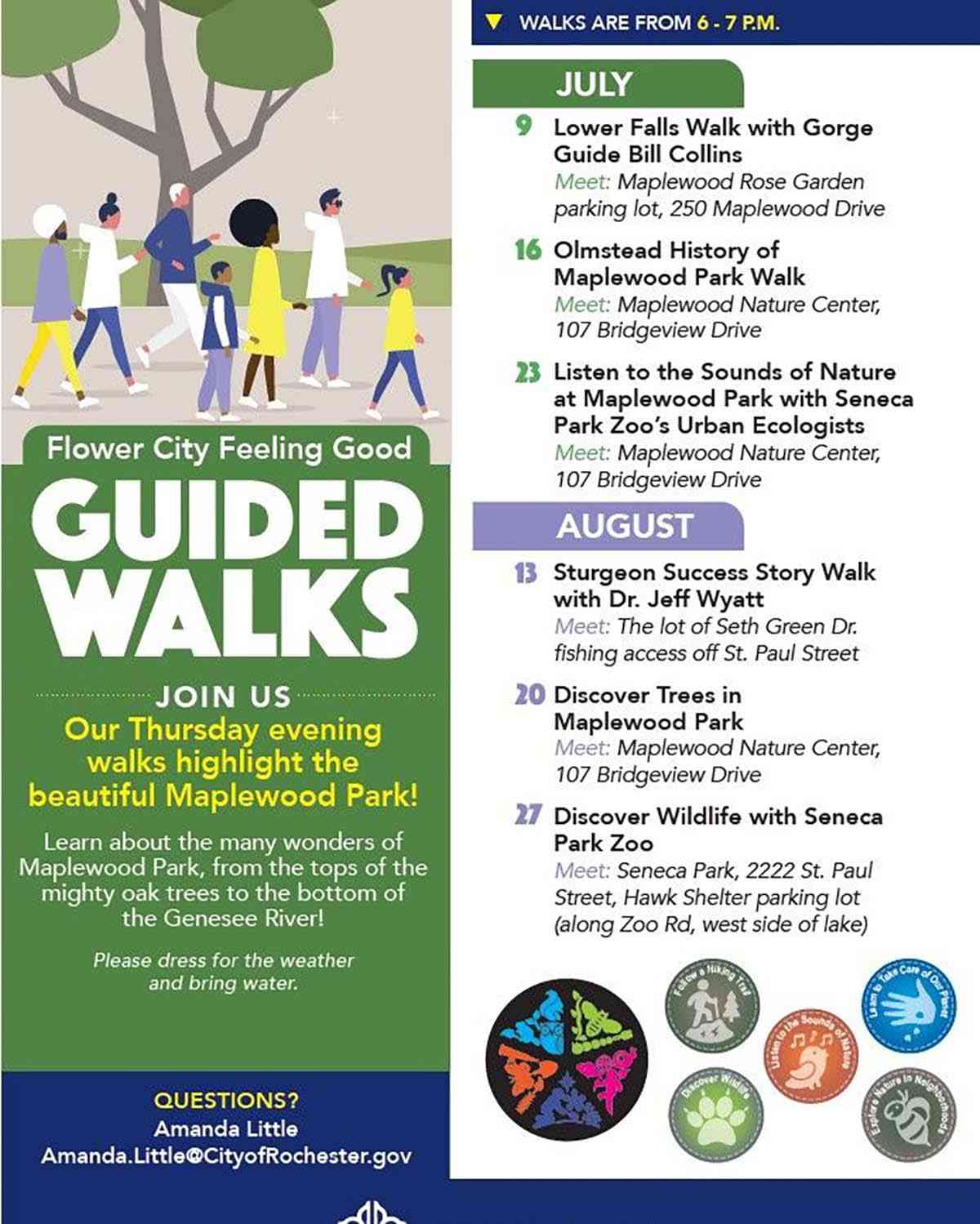 2026 Flower City Feeling Good Guided Walks