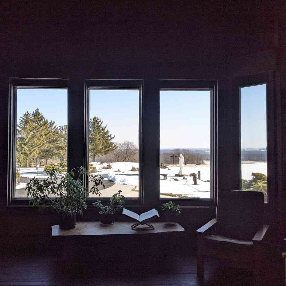 Abbey of the Genesee sitting area