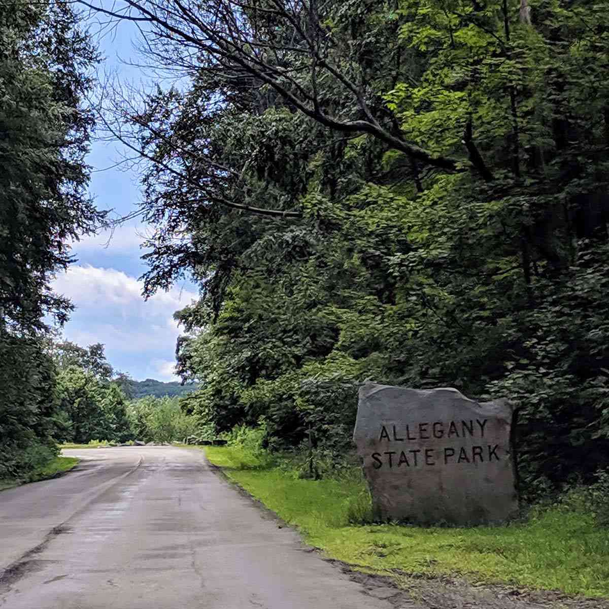 Allegany State Park entrance