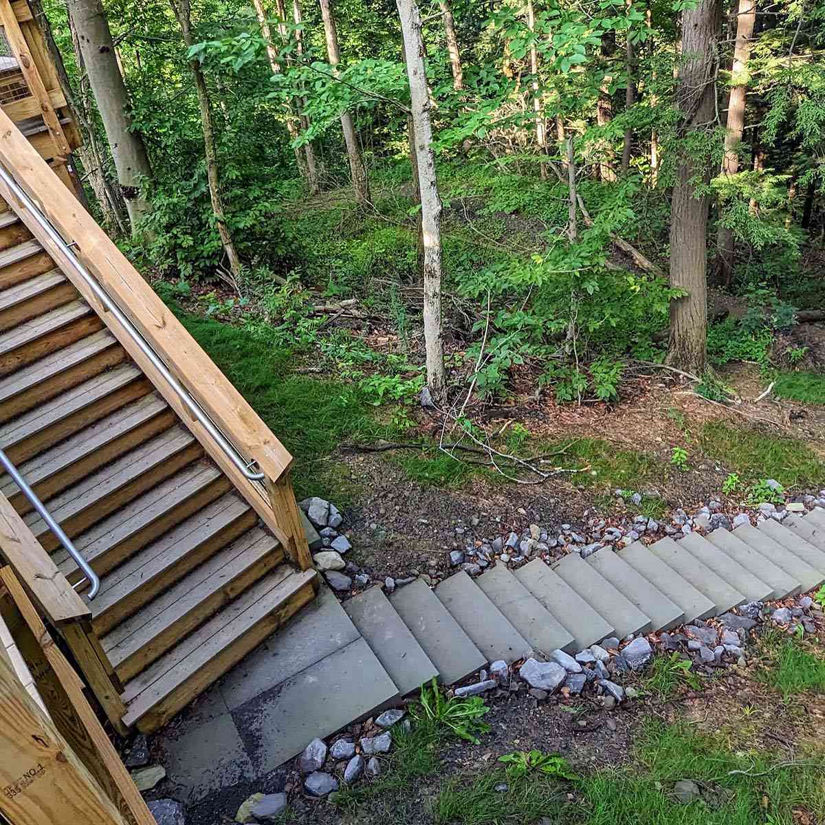 Carpenter Falls stairs