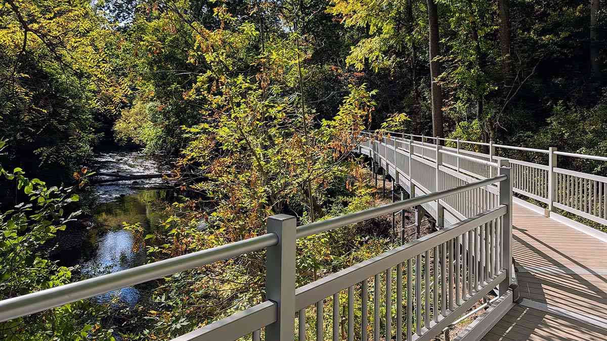 Channing H Philbrick Linear Park new 2025 boardwalk cover