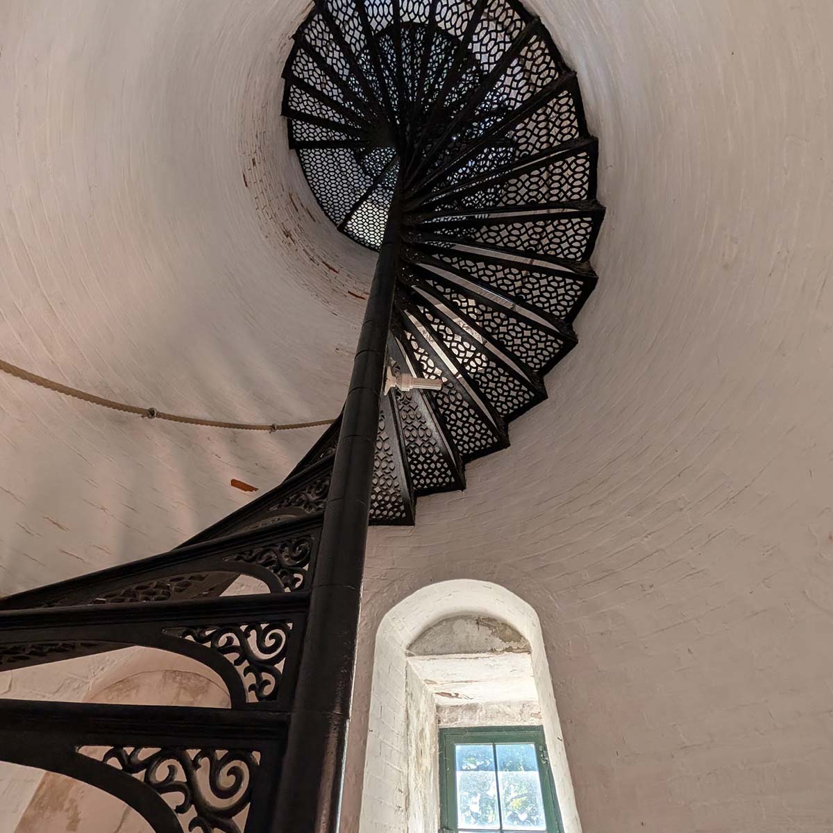 Charlotte Genesee Lighthouse spiral staircase