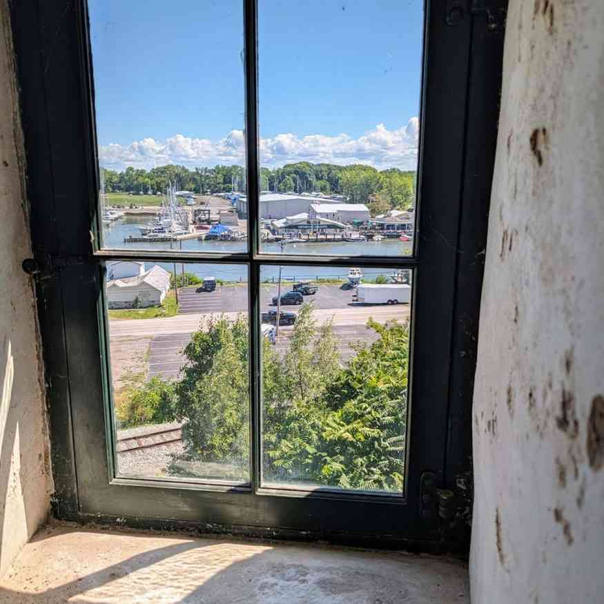 Charlotte Genesee Lighthouse window