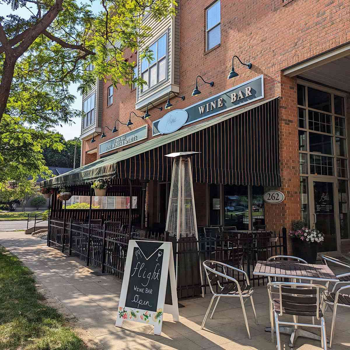 Flight Wine Bar in Corn Hill Landing