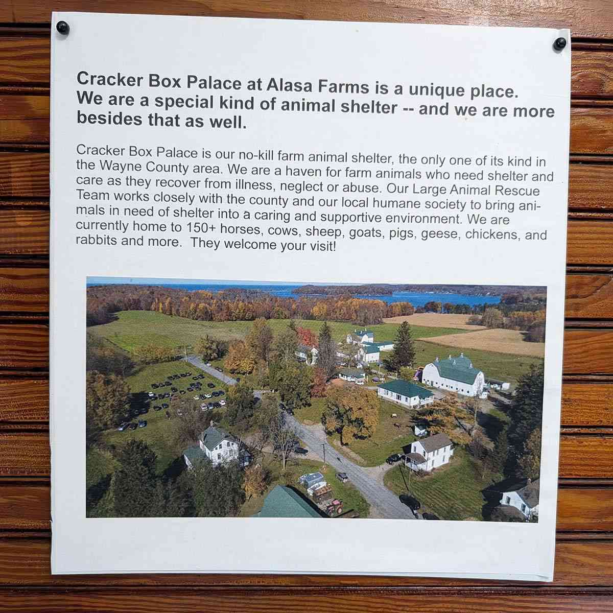 Cracker Box Palace aerial photo