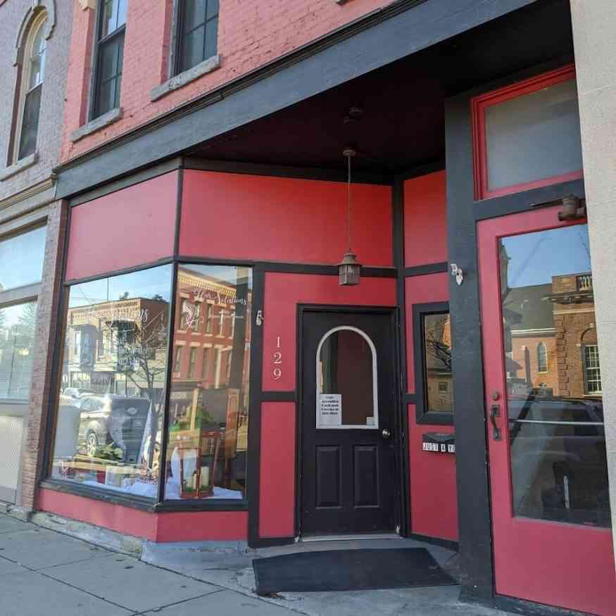 Dansville red doorway