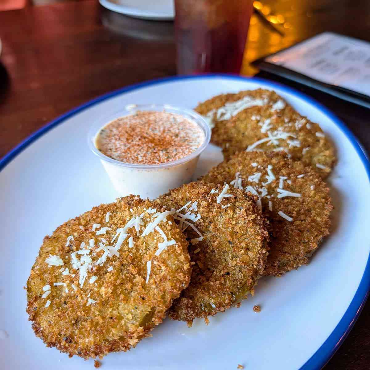 Dinosaur Bar-B-Que Rochester fried green tomatoes 2