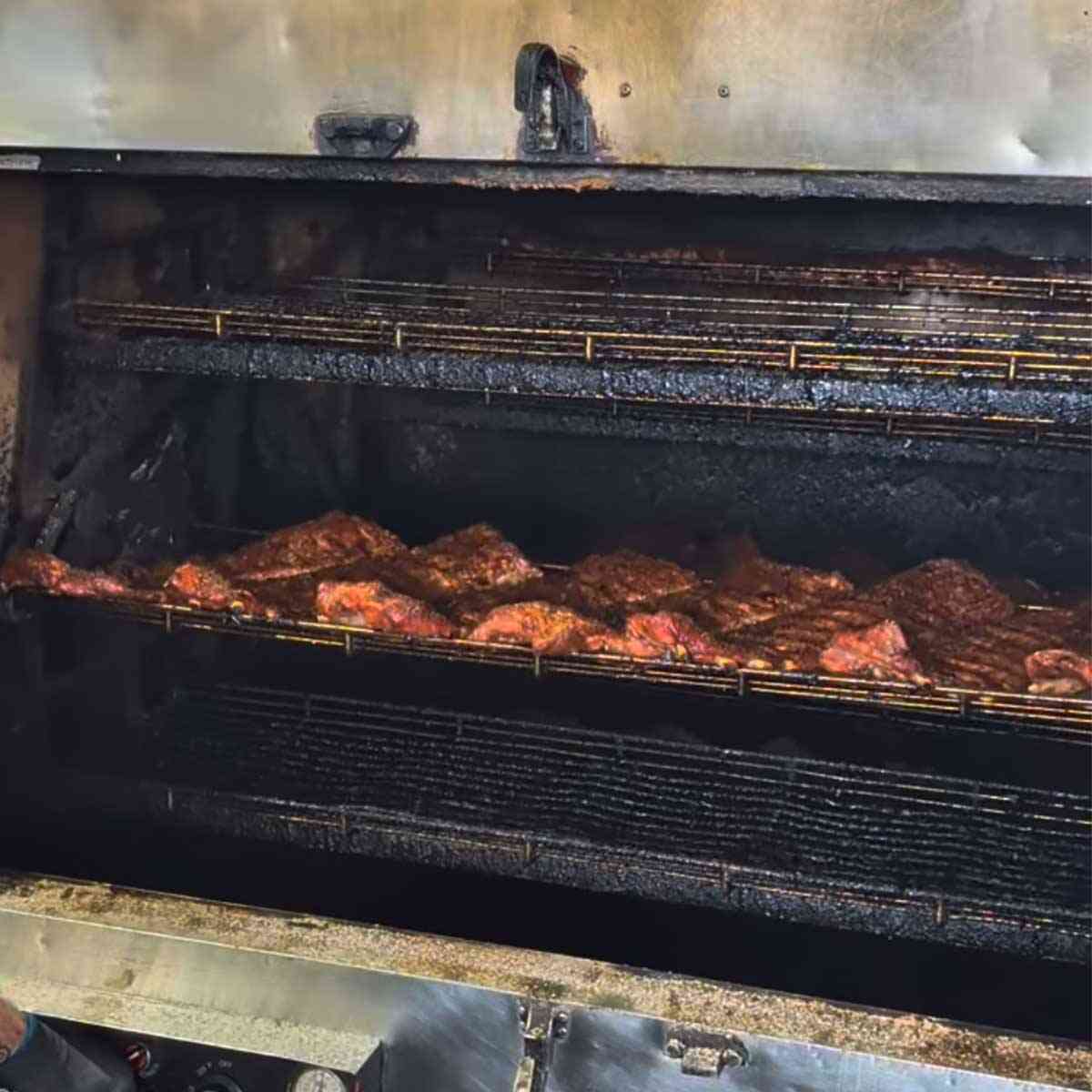 Dinosaur Bar-B-Que smoker