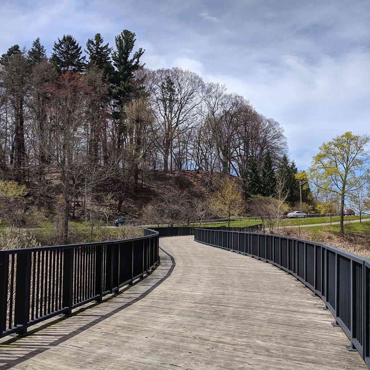 Durand Eastman wetland boardwalk