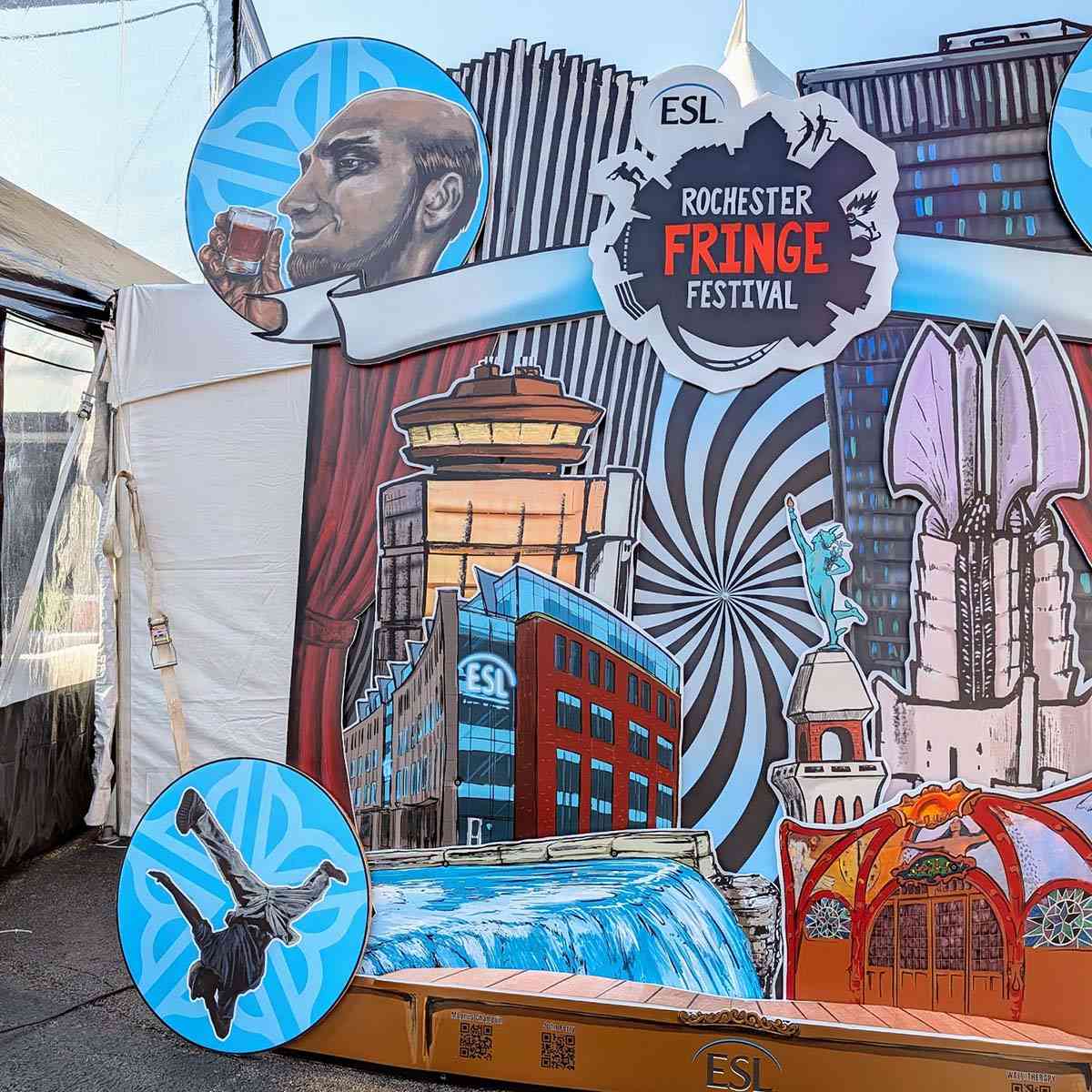 ESL Rochester Fringe Festival art by Magnus Apollo