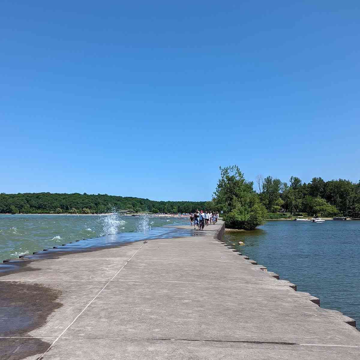Fair Haven Beach break wall