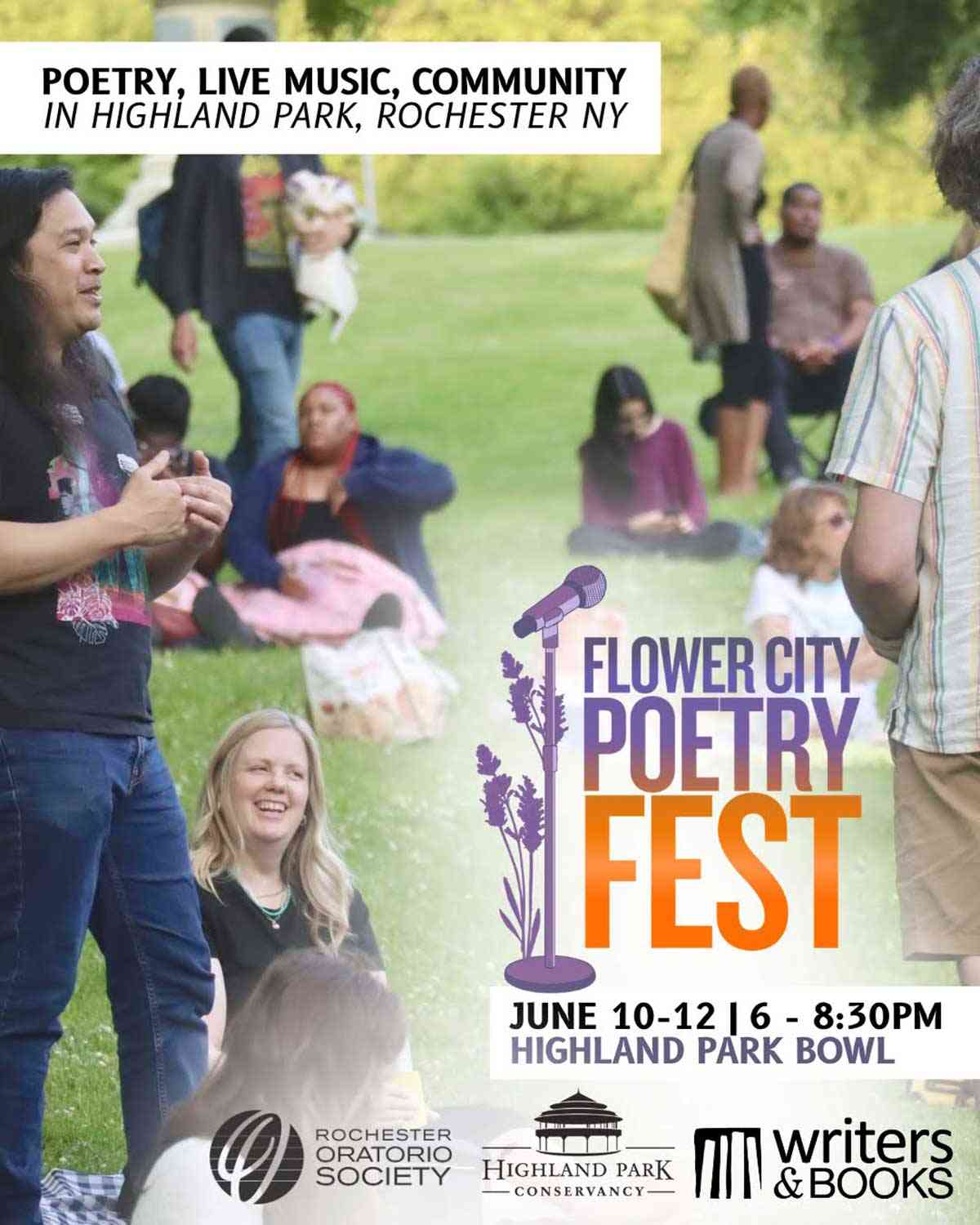 Flower City Poetry Festival Writers and Books Highland bowl Festival-2026