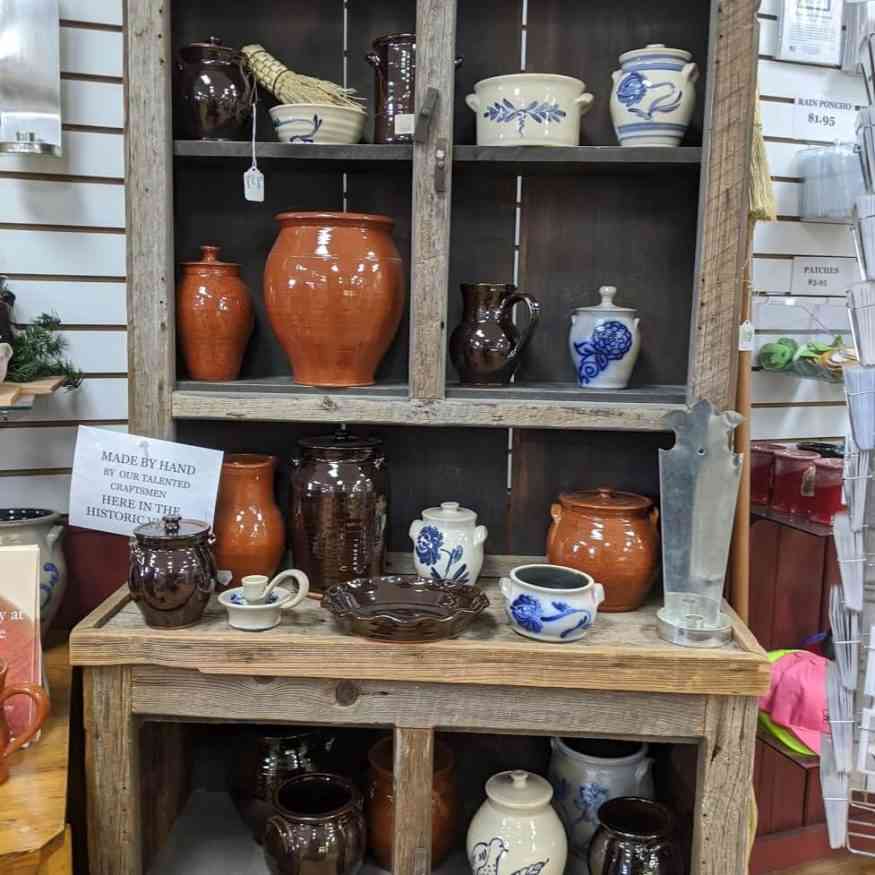 Genesee Country Village pottery