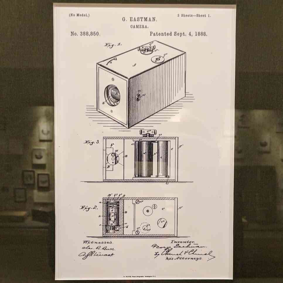 George Eastman Patent Camera