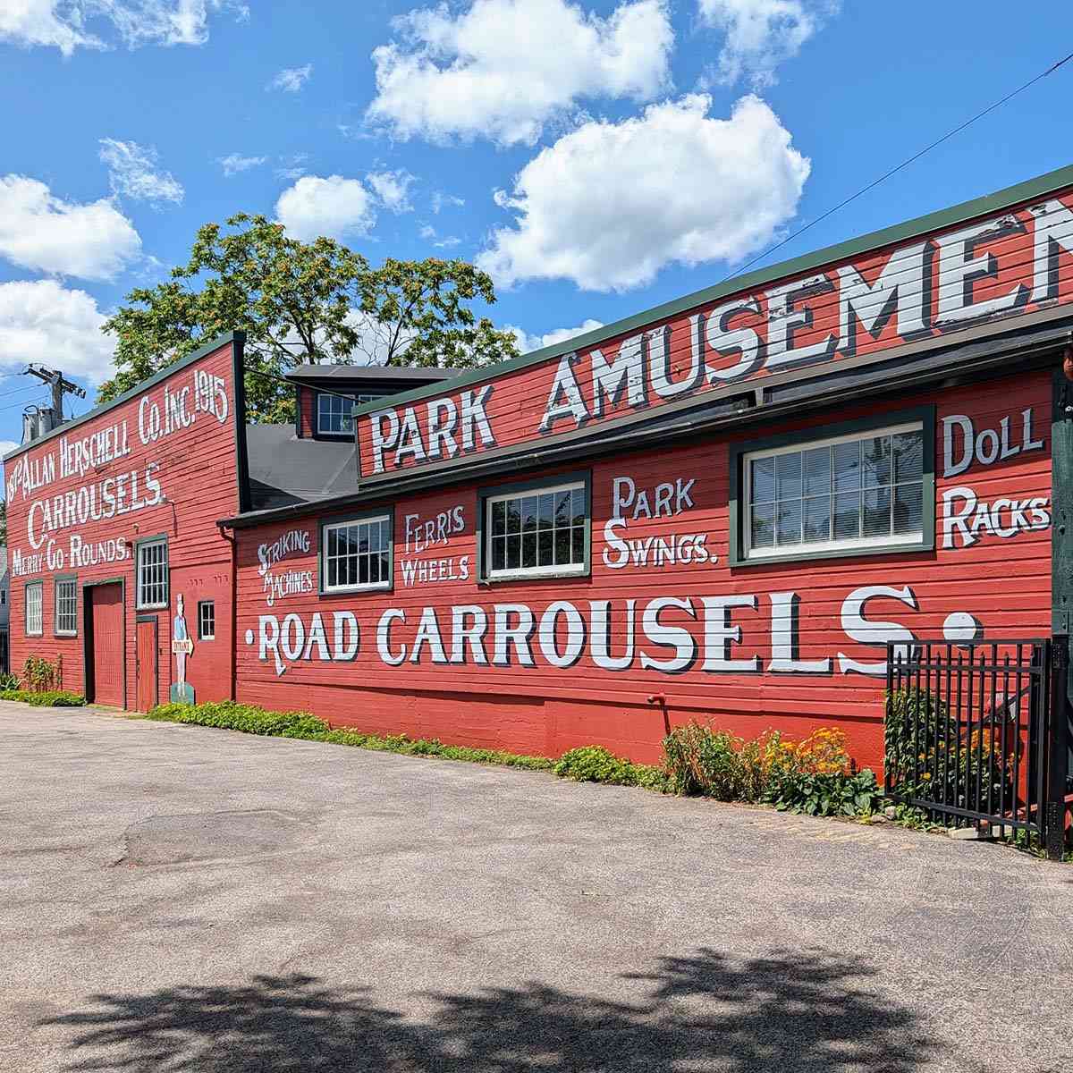 Herschell Carrousel Factory Museum exterior