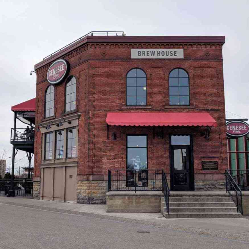 restauranger i närheten av High Falls Genesee River Rochester Brew House