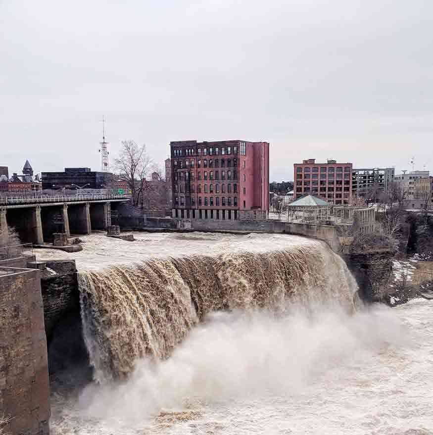 High Falls Genesee River Rochester NY
