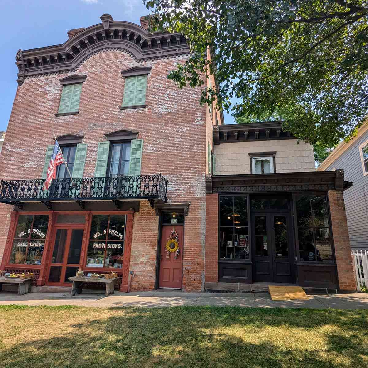 Historic Palmyra Phelps General Store and Print Shop museums