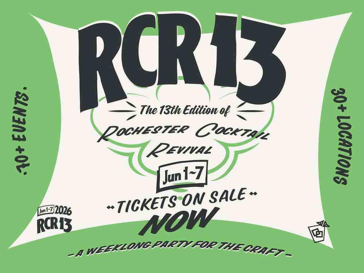 RCR13 Rochester Cocktail Revival