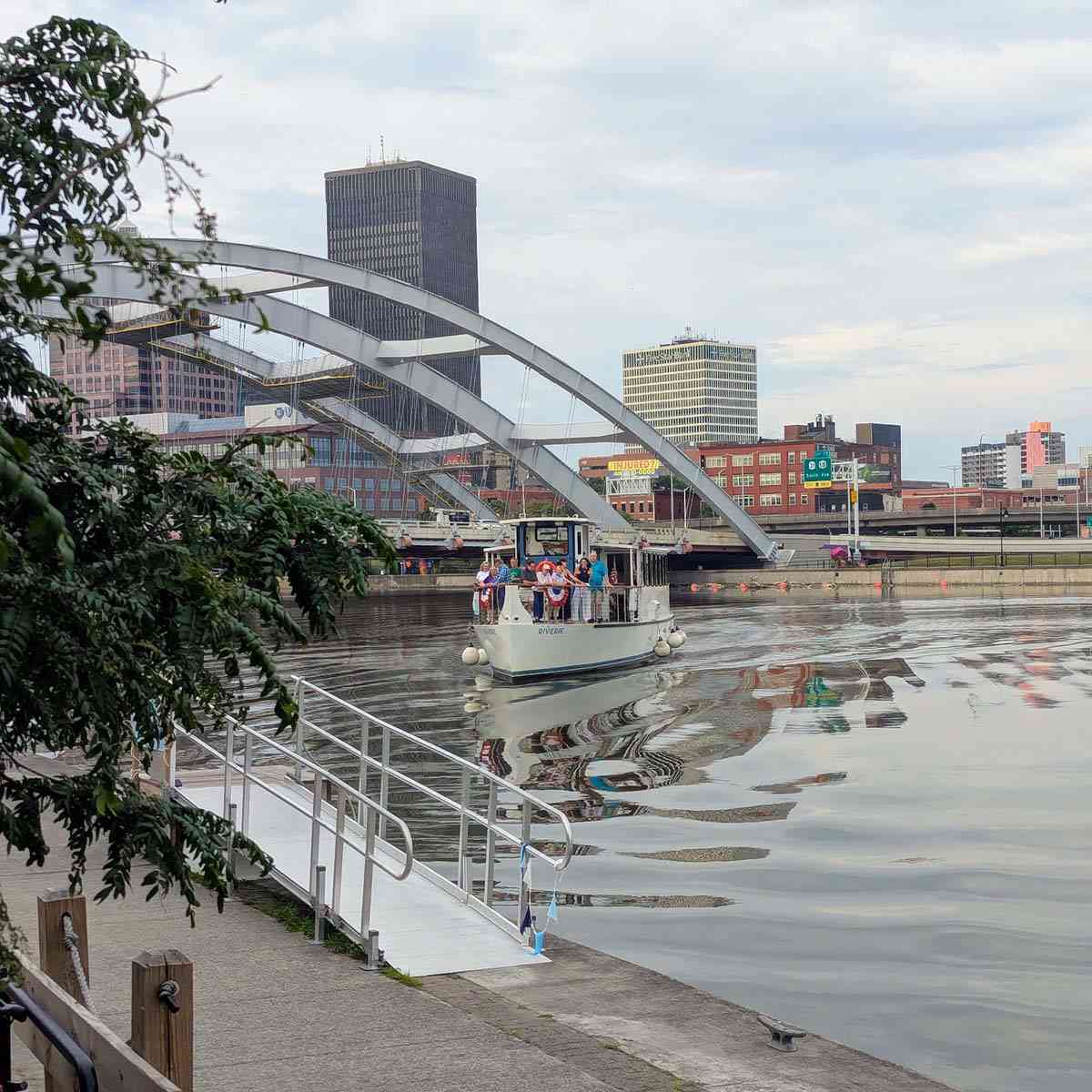 Riverie boarding ramp