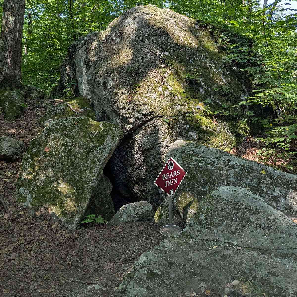 Rock City Park bear's den