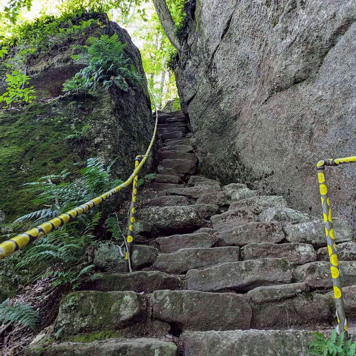 Rock City Park Indian stairs