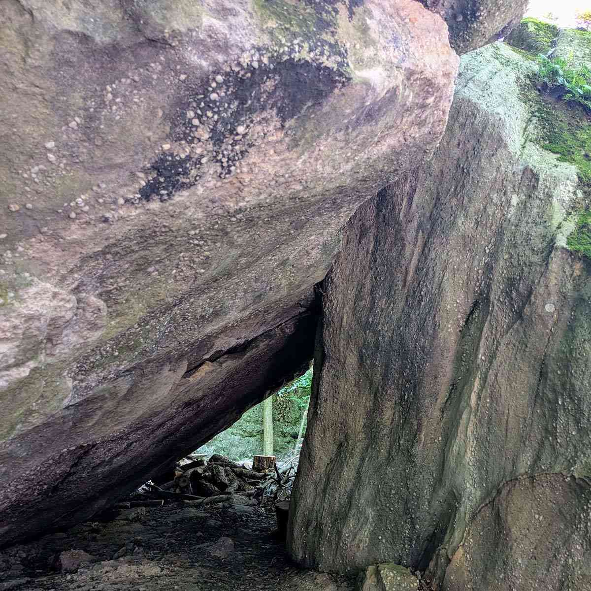 Rock City Park Indian camp