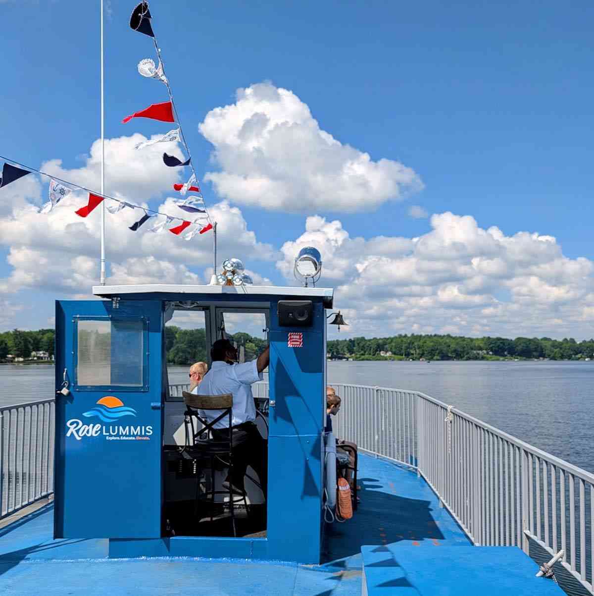 Rose Lummis Sodus Bay boat tour