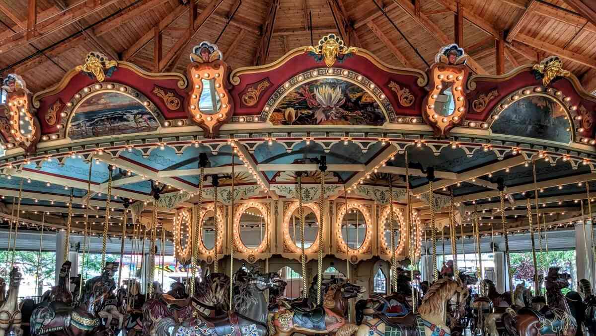 Seabreeze Amusement Park carousel cover
