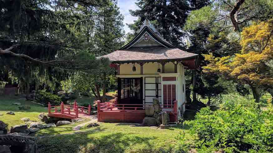 Sonnenberg Gardens Japanese Garden Tea House