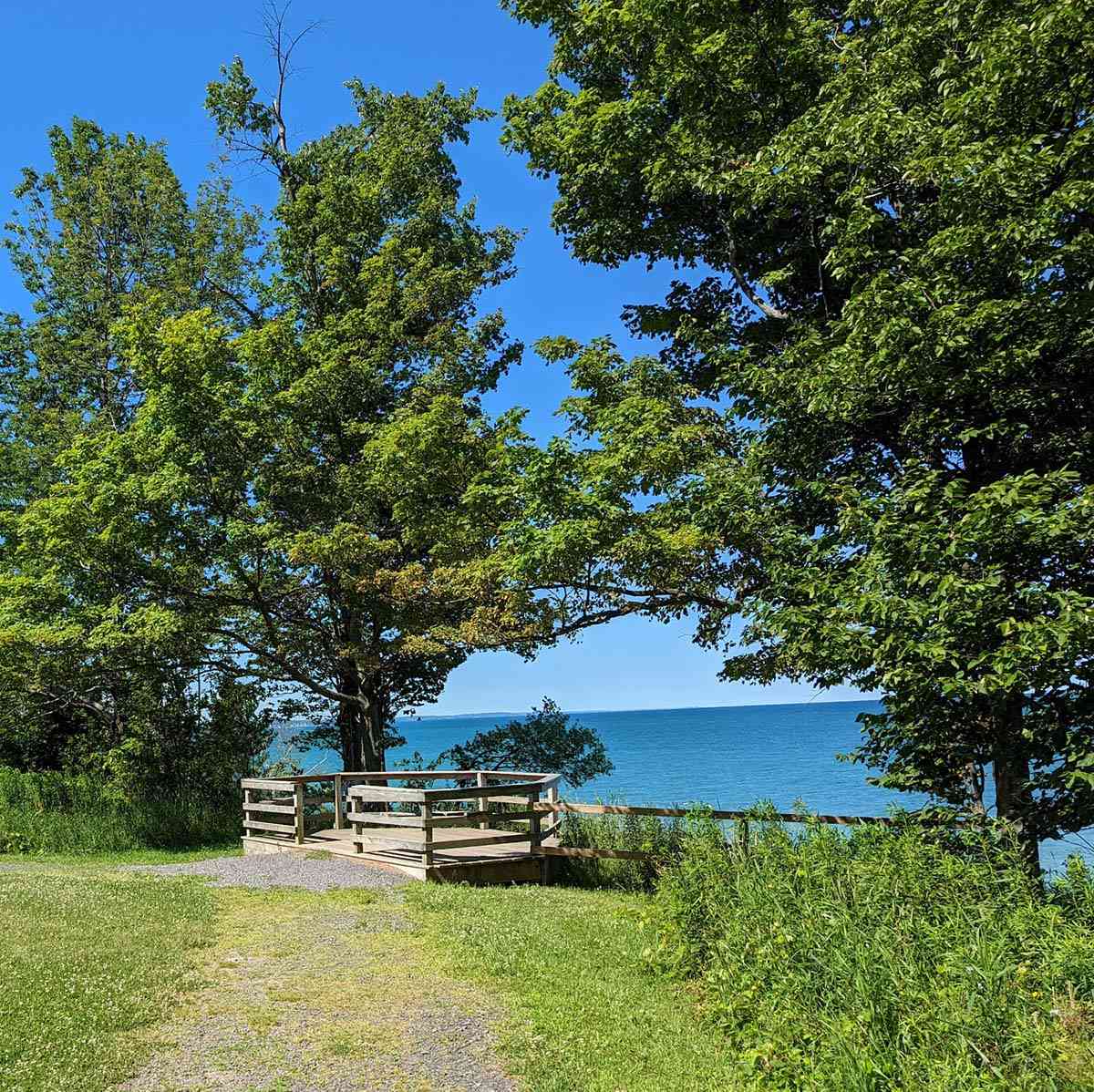 Sterling Nature Center Lake Ontario overlook