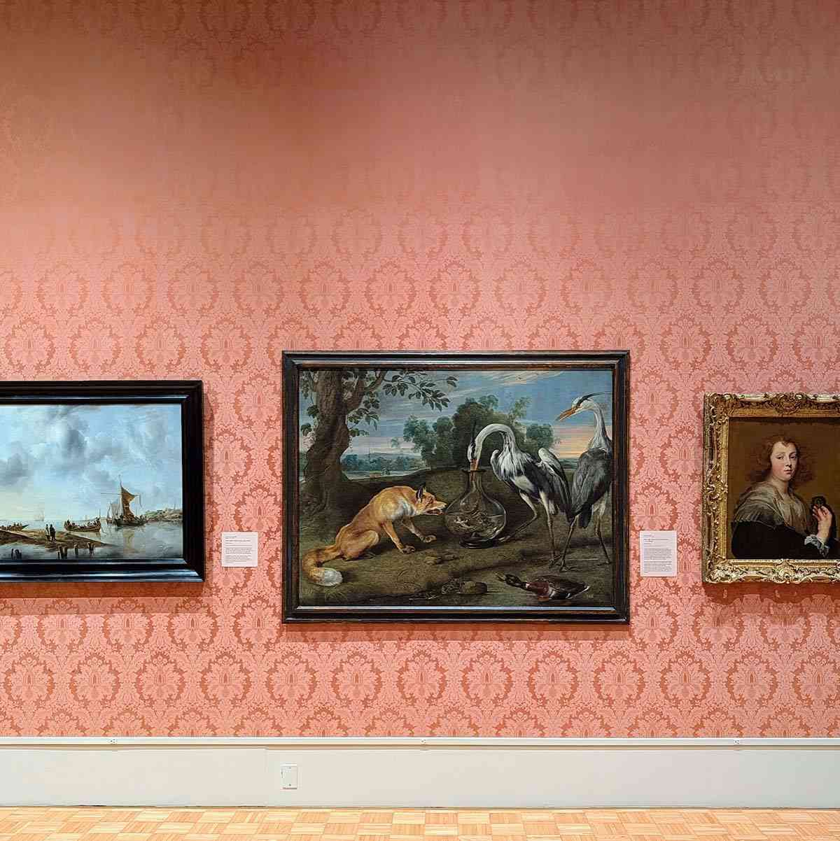 The Fox and the Heron byFrans Snyders at the Memorial Art Gallery Rochester