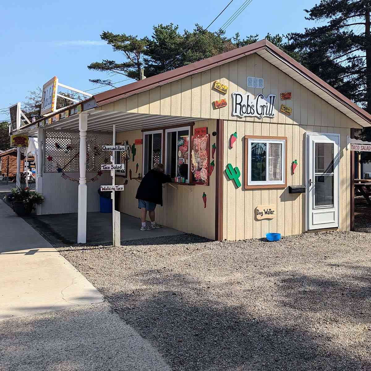 Rob’s Grill food stand at The Windmill