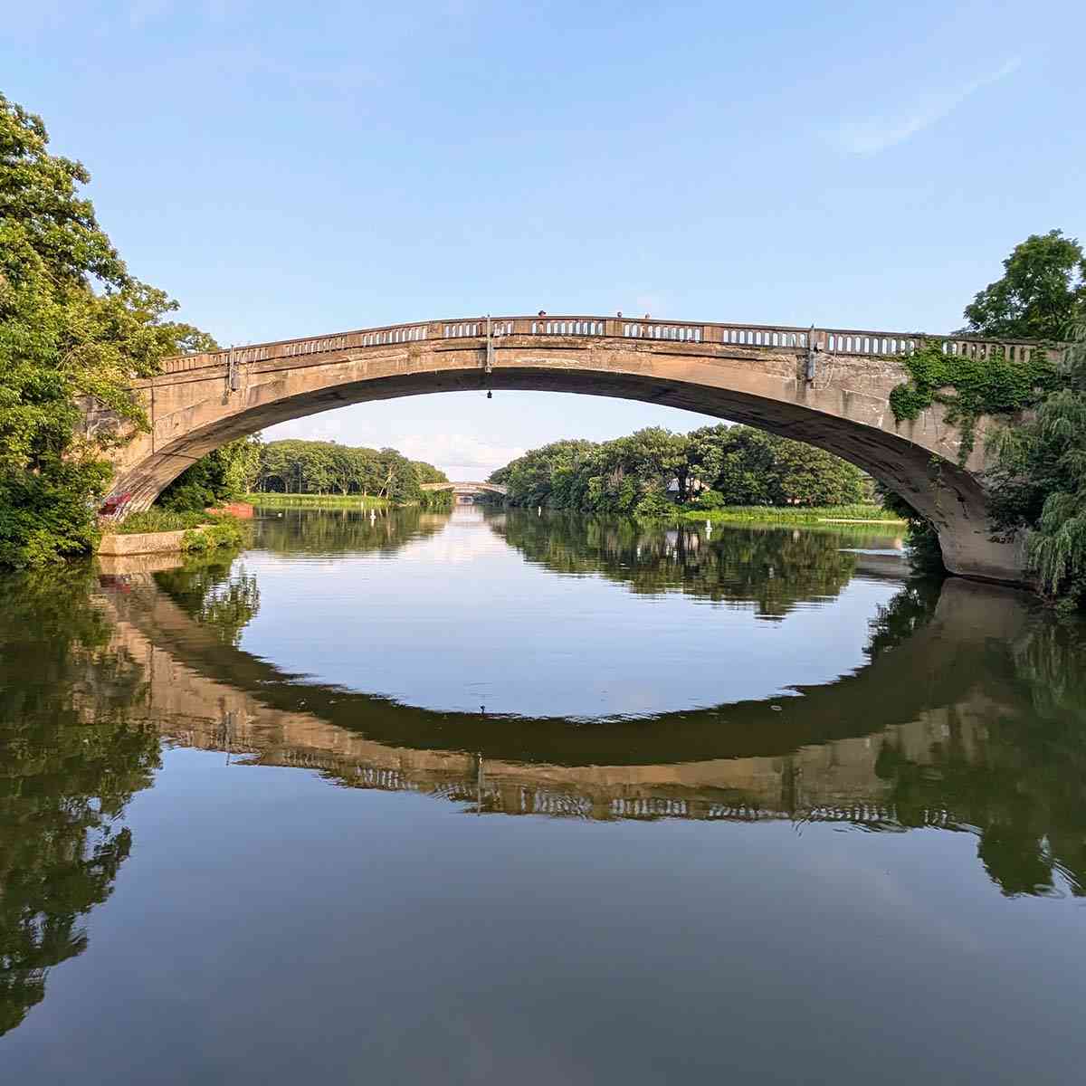View of Genesee Valley Park from the Riverie