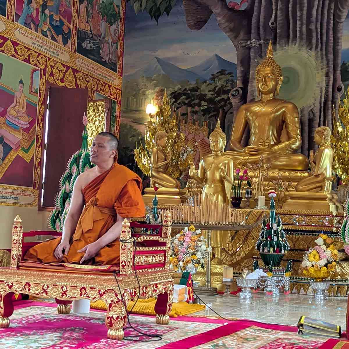 Wat Pa Lao Buddhadham monk