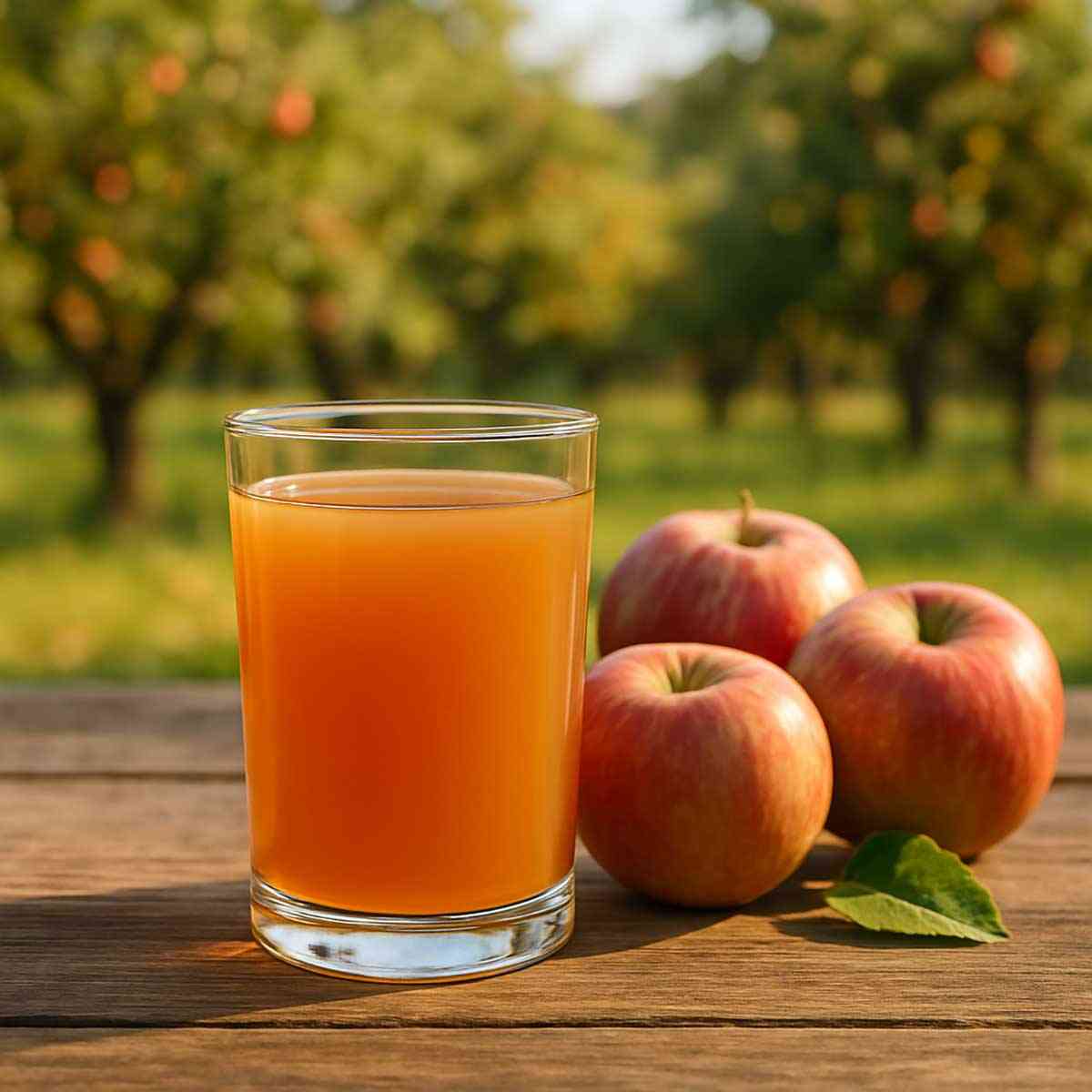 apple cider and apples