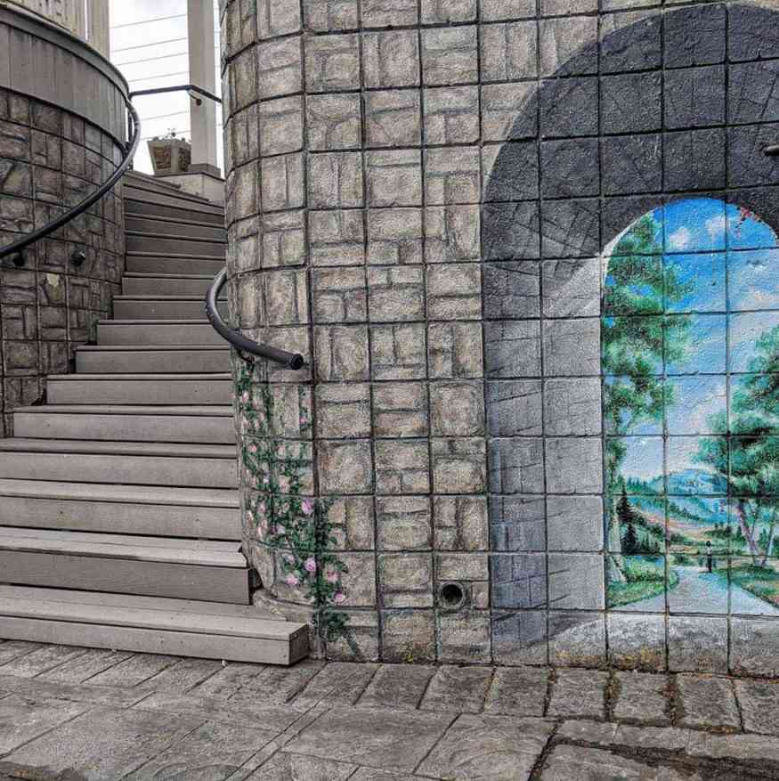 public wall art Port Newark mural erie canal